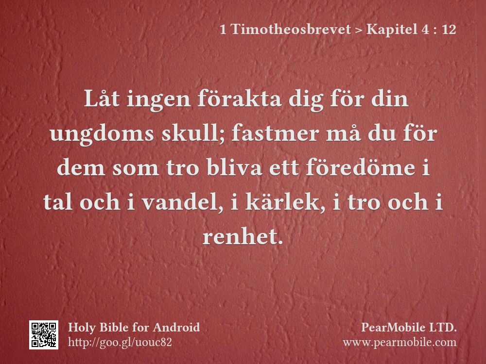1 Timotheosbrevet, Kapitel 4:12